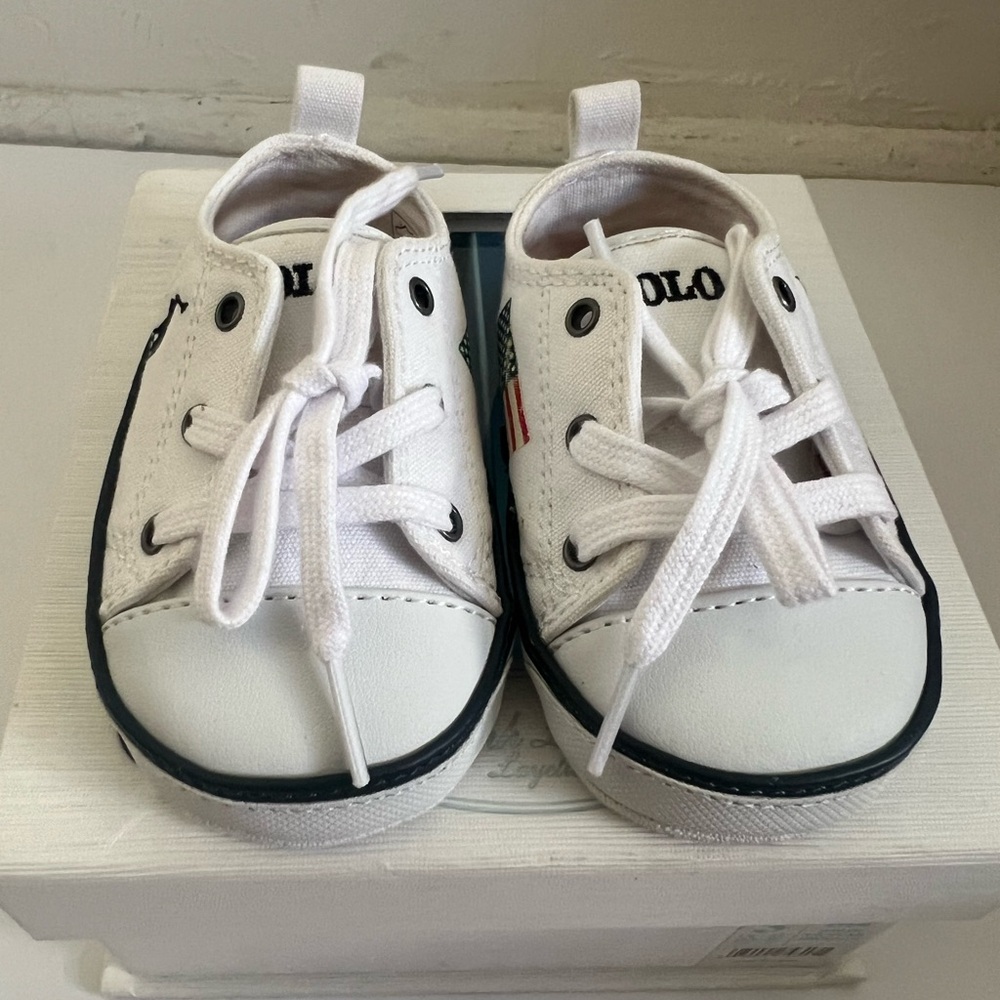 Polo by Ralph Lauren Kids White Sneakers
